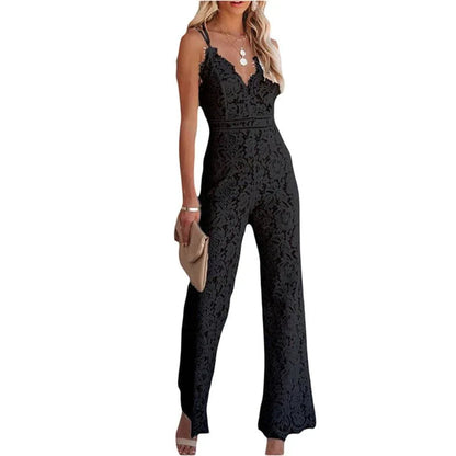 Sleeveless Spitzen-Sweater mit V-Ausschnitt I ideal für Frühling/Sommer