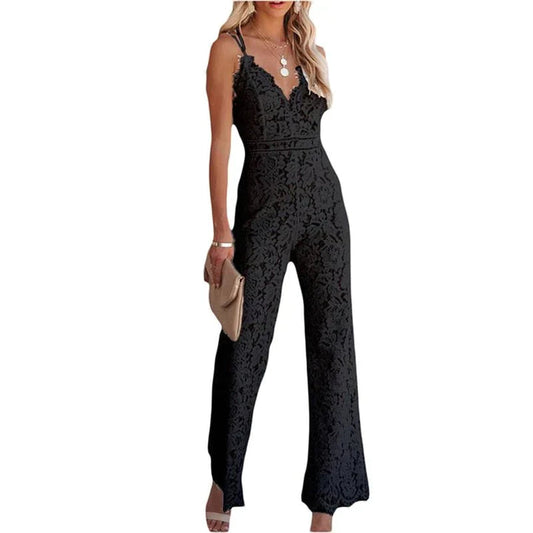 Sleeveless Spitzen-Sweater mit V-Ausschnitt I ideal für Frühling/Sommer