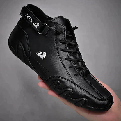 Rutschfeste Barfußschuhe mit Atmungsaktivem Leder | Ideal für Frühling und Herbst