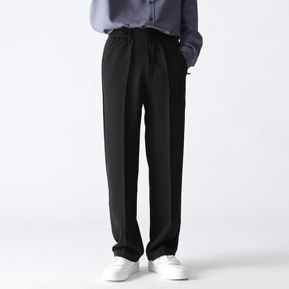 Herren Gerade-Leg Loose Hosen Polyesterstoff Ideal für Herbst und Winter