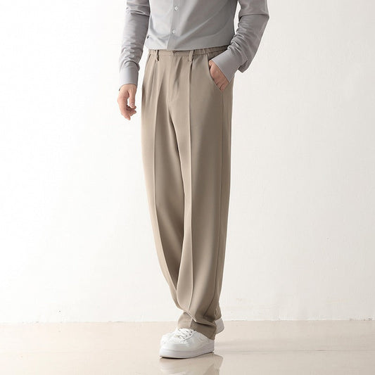 Herren Gerade-Leg Loose Hosen Polyesterstoff Ideal für Herbst und Winter