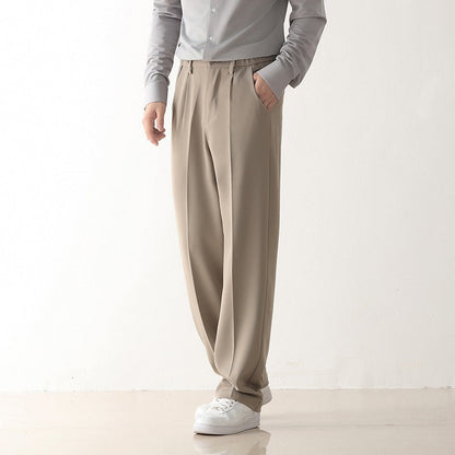 Herren Gerade-Leg Loose Hosen Polyesterstoff Ideal für Herbst und Winter