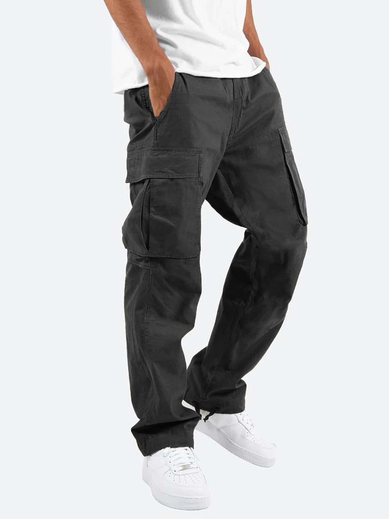 Herren Stretch-Cargohose mit mehreren Taschen I Ideal für alle Jahreszeiten