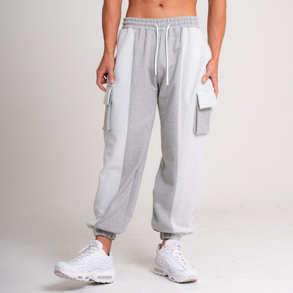 Herren Loose-Fit Mehrtaschenhose mit Kordelzug – Ideal für Herbst und Winter