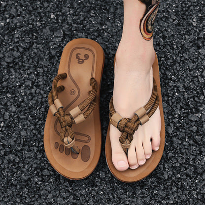 Herringbone Flache Strandpantoffeln | Ideal für den Sommer