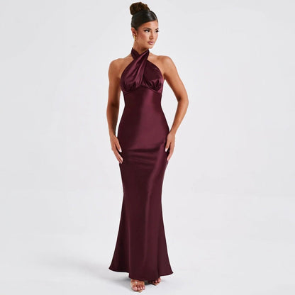 Rückenfreies Ärmelloses Maxikleid mit Schnürdesign | Perfekt für den Sommer