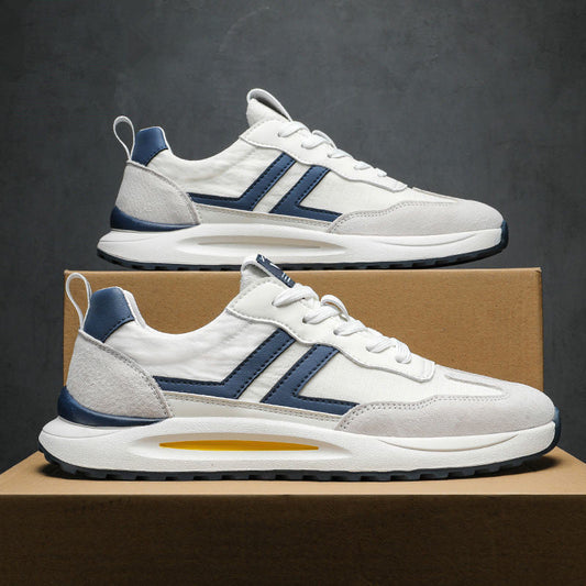Herren Atmungsaktive Canvas-Sneaker mit Gummisohle | Ideal für Frühling und Sommer