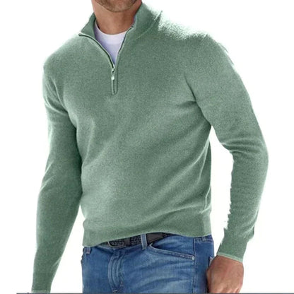 Stylischer Zipper Pullover für Herren