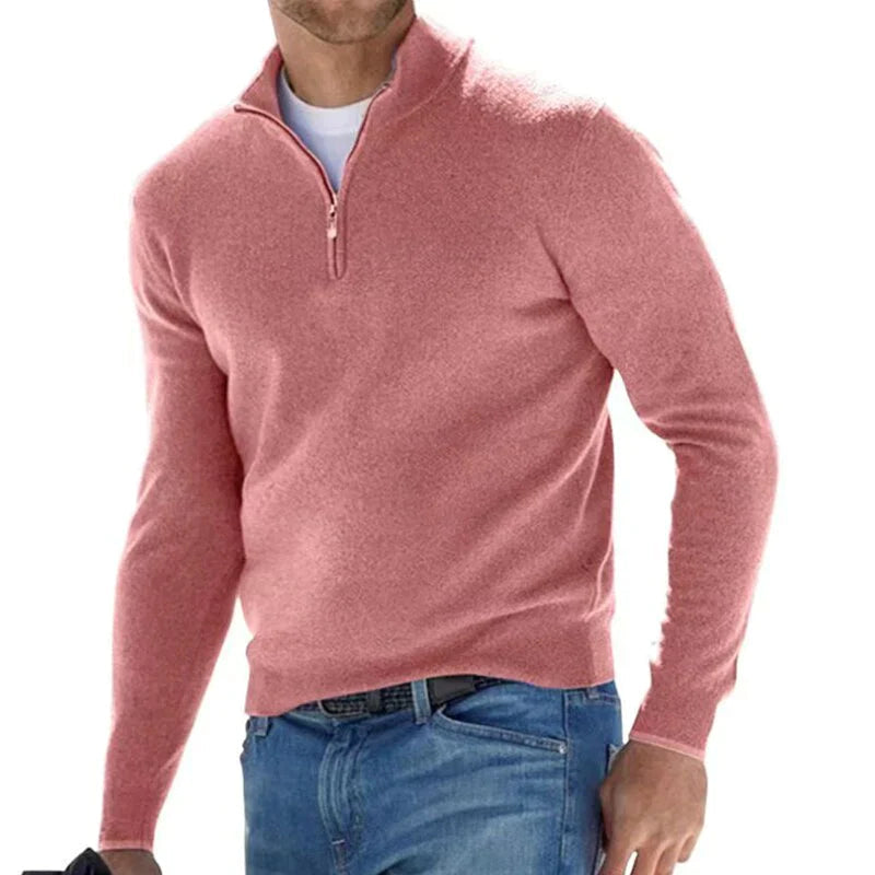 Stylischer Zipper Pullover für Herren