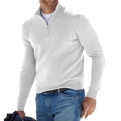 Stylischer Zipper Pullover für Herren