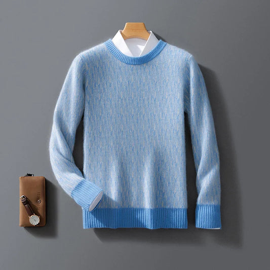 Herren-Pullover mit weicher Textur und taillierter Passform