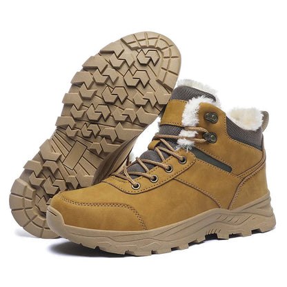 Wasserdichte Winterstiefel mit Warmfutter und Rutschfester Sohle für Schnee und Regen