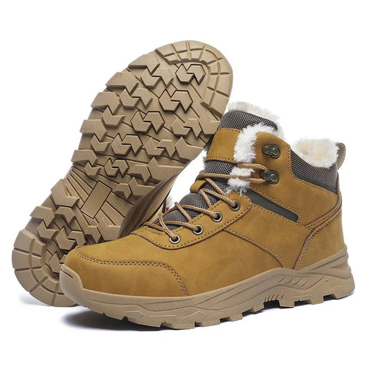 Wasserdichte Winterstiefel mit Warmfutter und Rutschfester Sohle für Schnee und Regen