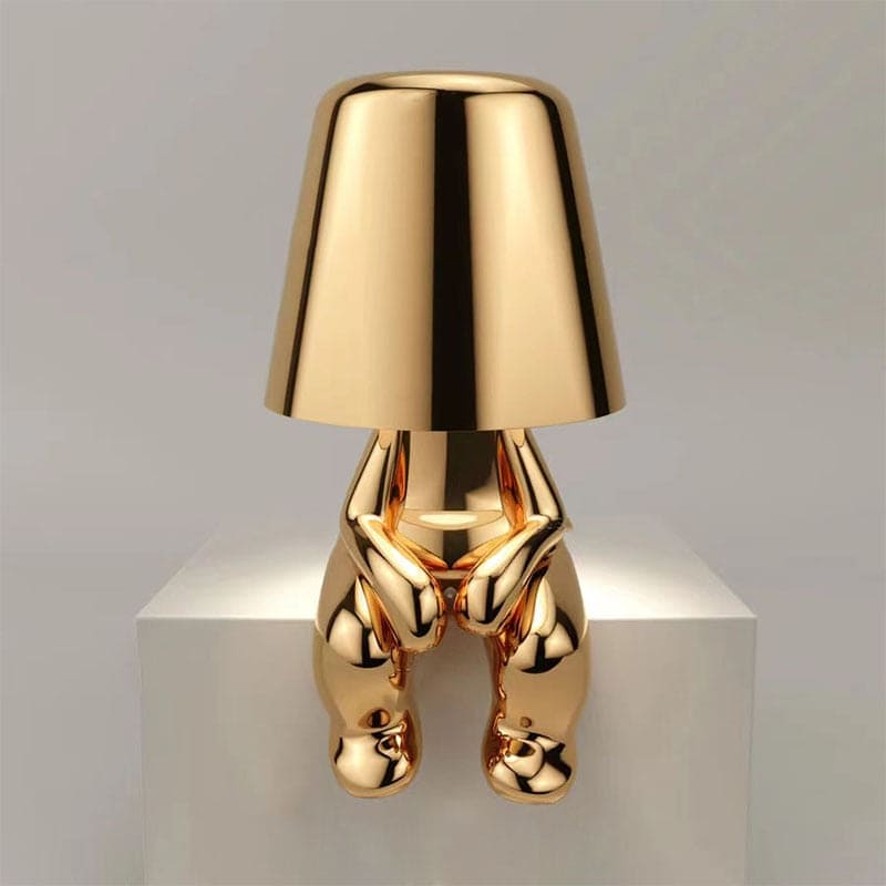 Stilvolle Tischlampe mit warmem Licht
