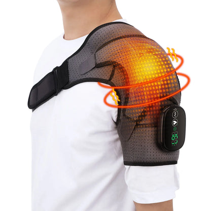 Vibrationsmassagegerät mit Wärmetherapie für Knie, Schulter und Ellbogen