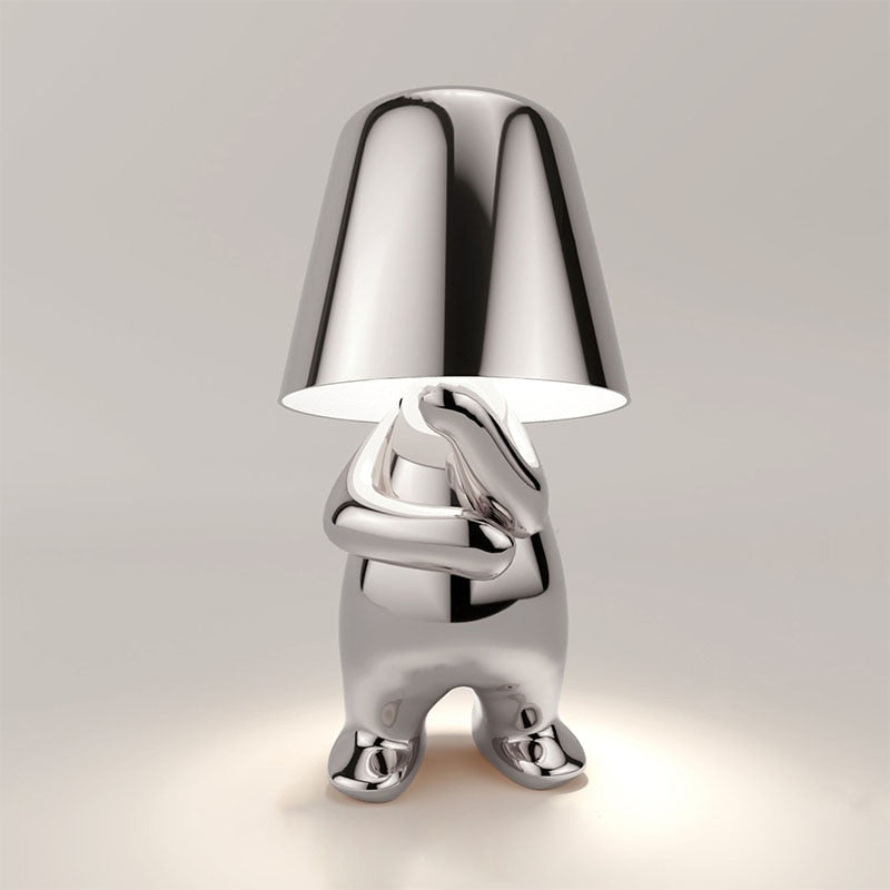 Stilvolle Tischlampe mit warmem Licht