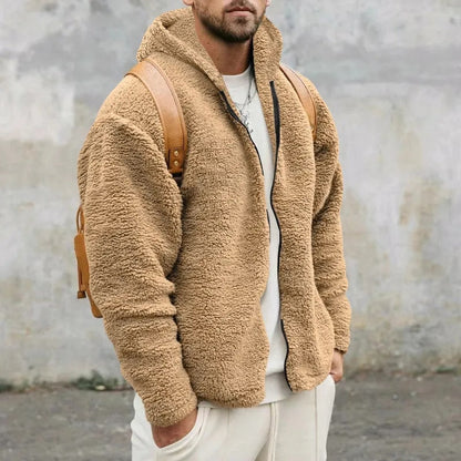 Sherpa Fleecejacke mit Kapuze – Ideal für den Winter