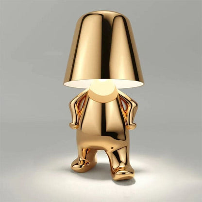 Stilvolle Tischlampe mit warmem Licht