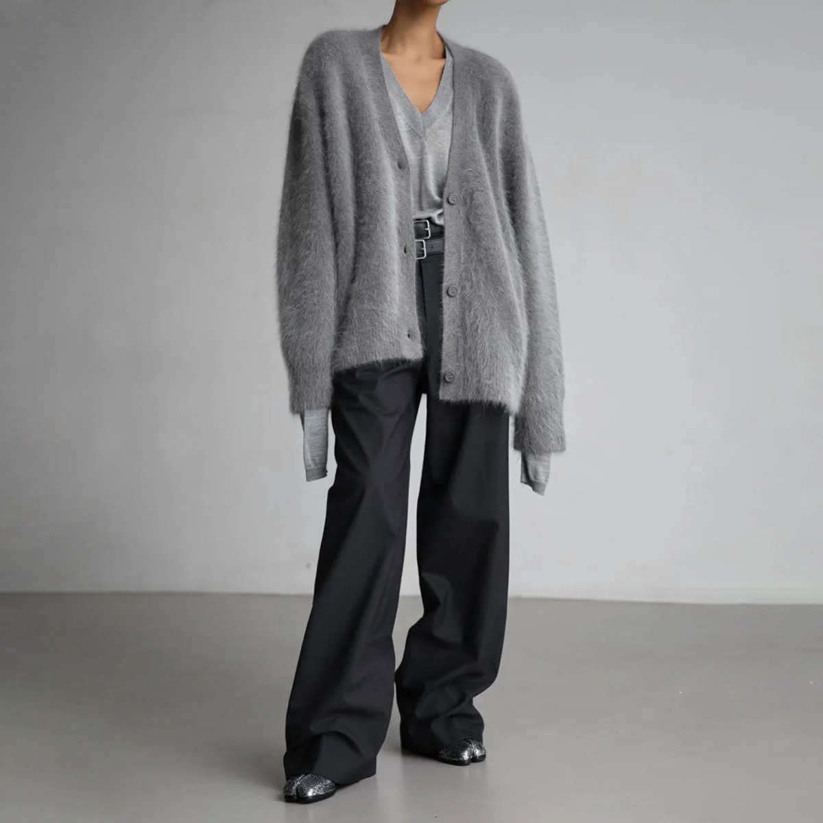 Kaschmir-Strickjacke mit lockerer Passform | Ideal für kühle Tage