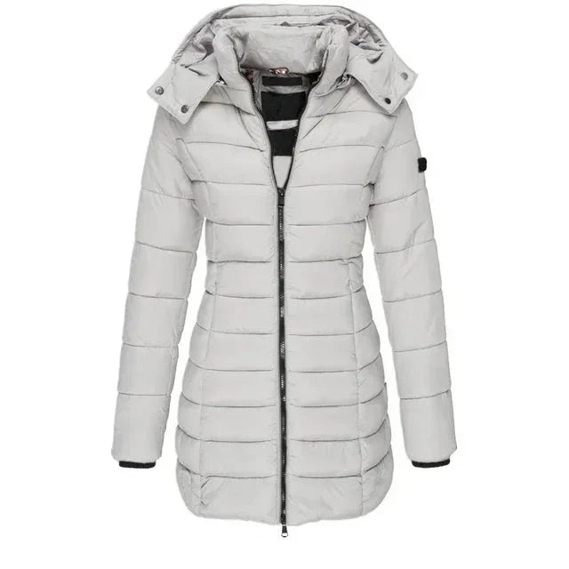 Lange Daunenjacke mit hochwertiger Isolierung - Ideal für Winter