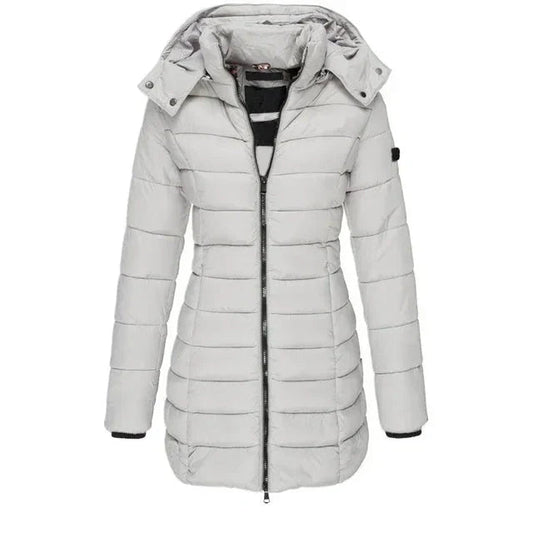 Lange Daunenjacke mit hochwertiger Isolierung - Ideal für Winter