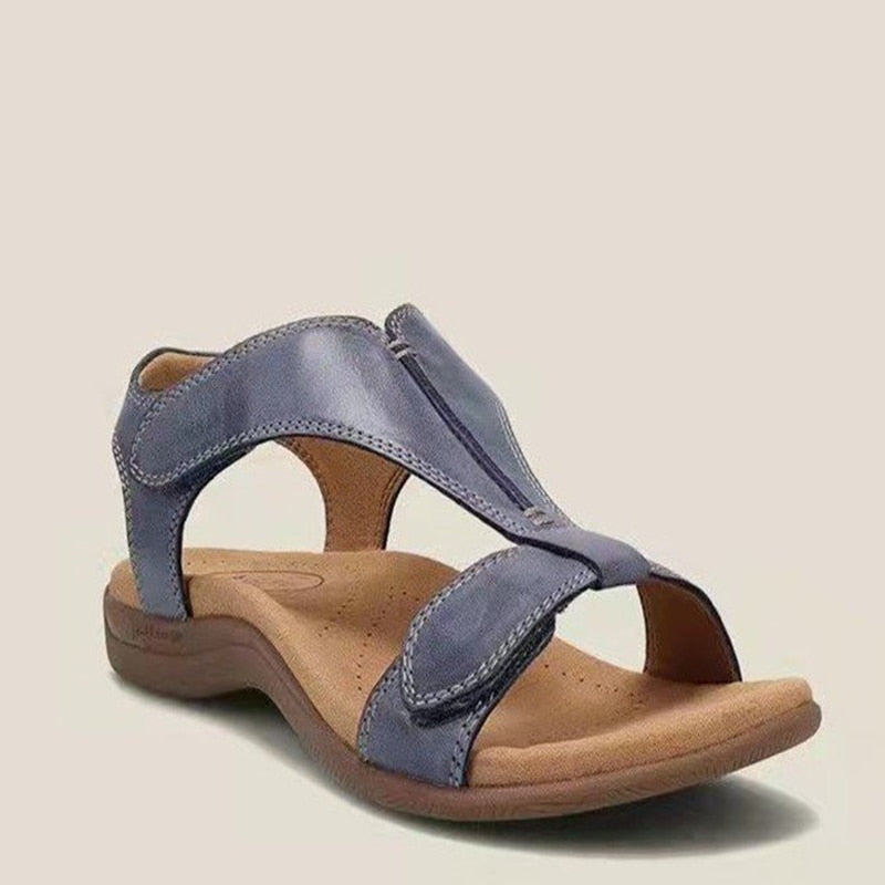 Damen-Sommersandalen mit verstellbarem Riemen und gepolsterter Sohle