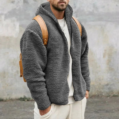 Sherpa Fleecejacke mit Kapuze – Ideal für den Winter