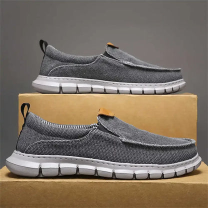 Leichte Slip-On-Loafer aus atmungsaktivem Canvas mit flexibler Sohle – Ideal für den Sommer