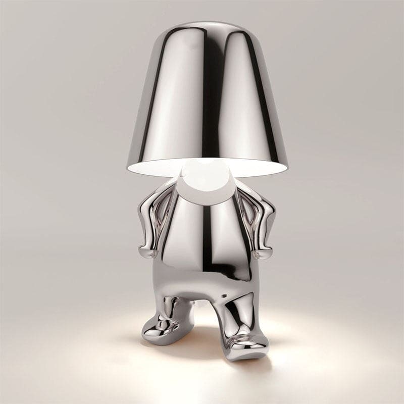 Stilvolle Tischlampe mit warmem Licht