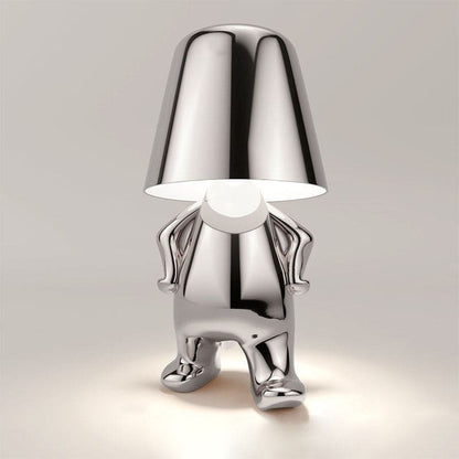Stilvolle Tischlampe mit warmem Licht