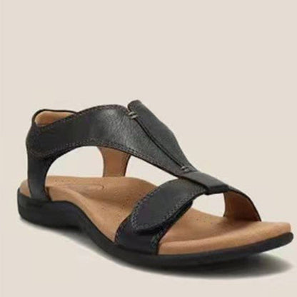 Damen-Sommersandalen mit verstellbarem Riemen und gepolsterter Sohle
