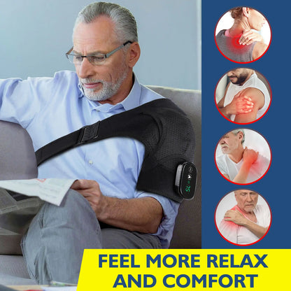 Vibrationsmassagegerät mit Wärmetherapie für Knie, Schulter und Ellbogen