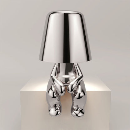 Stilvolle Tischlampe mit warmem Licht