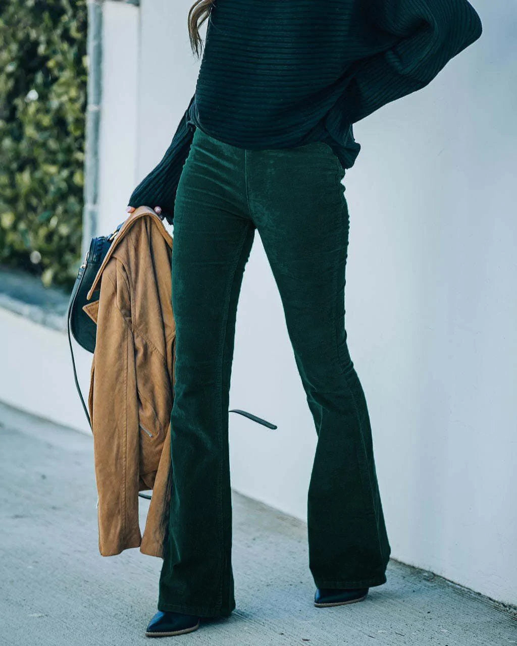 Schlaghosen mit hoher Taille für Damen | Perfekt für Frühling und Herbst