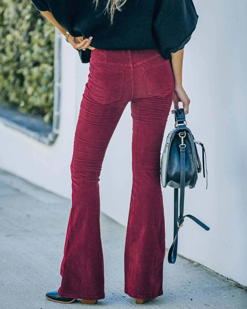 Schlaghosen mit hoher Taille für Damen | Perfekt für Frühling und Herbst