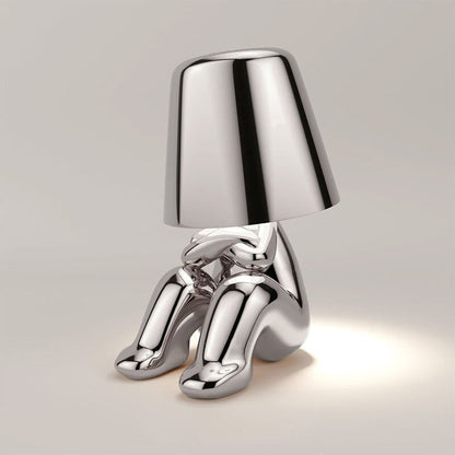 Stilvolle Tischlampe mit warmem Licht