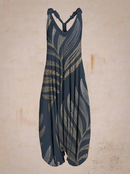 Boho Jumpsuit mit Verstellbaren Trägern – Ideal für den Sommer