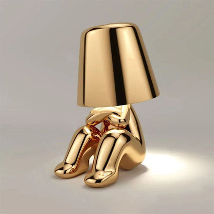 Stilvolle Tischlampe mit warmem Licht