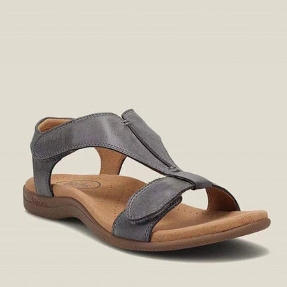 Damen-Sommersandalen mit verstellbarem Riemen und gepolsterter Sohle
