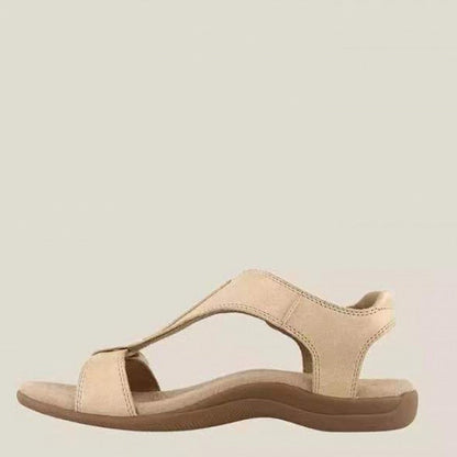 Damen-Sommersandalen mit verstellbarem Riemen und gepolsterter Sohle