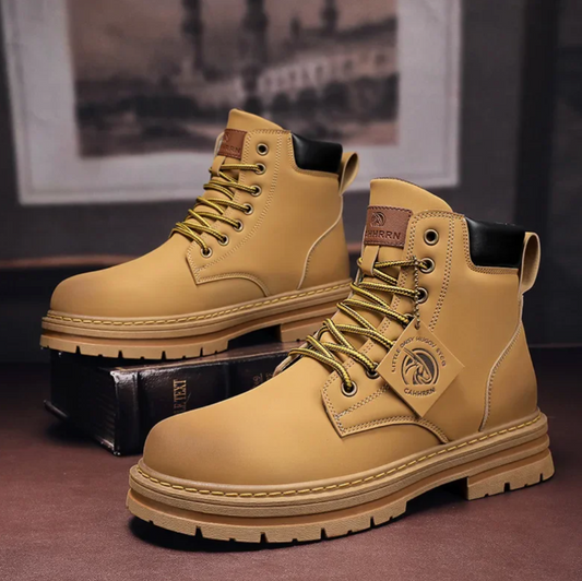 Herren Gefütterte Winterstiefel mit Rutschfester Sohle I Ideal für Winter