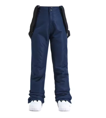 Herren Winter Skihose Wasserdicht Winddicht Isolierte Snowboardhose mit Hosenträgern, Dicke Thermo Schneehose, Übergröße  - Ideal für: Winter