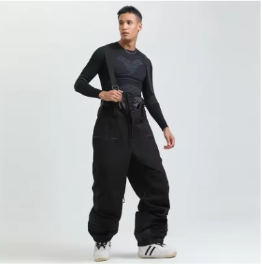 Wasserdichte, Winddichte Winter-Skihose für Herren – Lockere Passform, Verstellbar für Snowboarden & Skifahren - Ideal für Winter