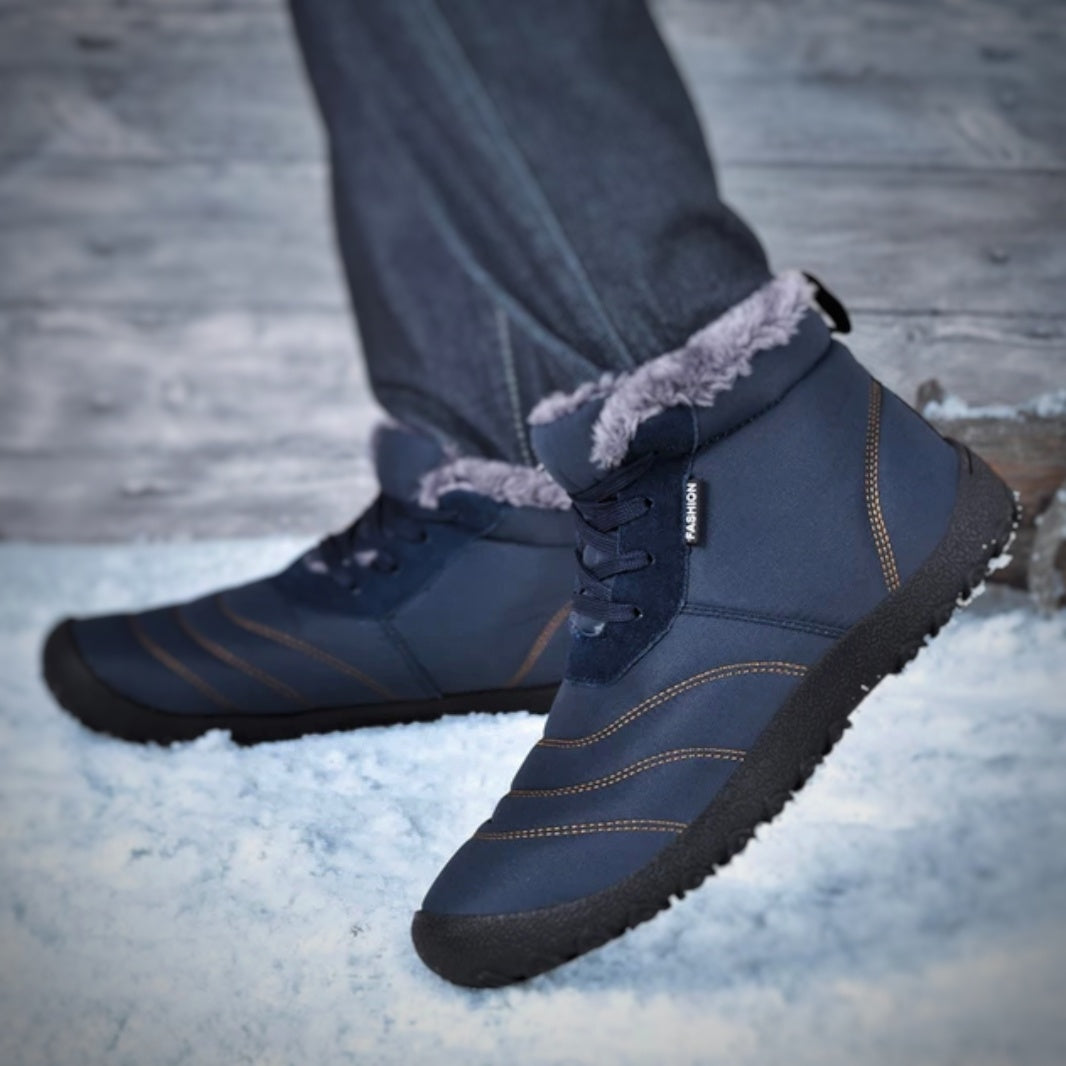 Leichte Barfuß-Winterschuhe mit Grip und natürlichem Laufgefühl | Ideal für den Winter