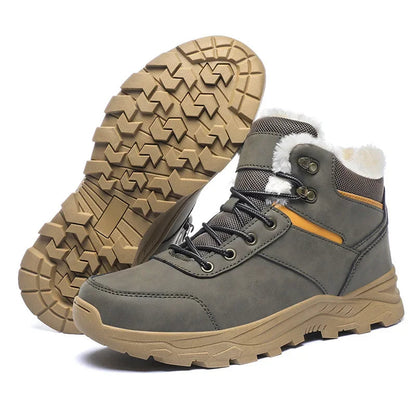 Wasserdichte Winterstiefel mit Warmfutter und Rutschfester Sohle für Schnee und Regen