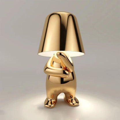 Stilvolle Tischlampe mit warmem Licht