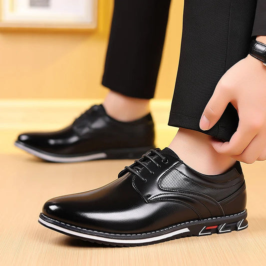 Herren Schnür-Oxford-Schuhe – Elegante Lederschuhe für Business - Ideal für: Alle Jahreszeiten
