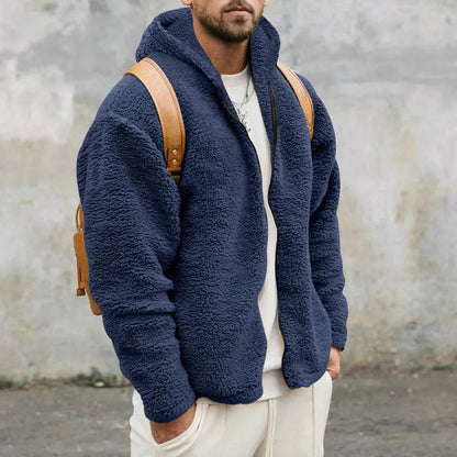 Sherpa Fleecejacke mit Kapuze – Ideal für den Winter
