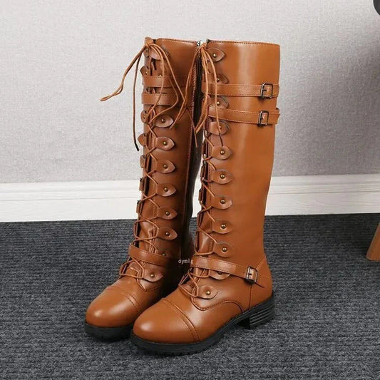 Francesa - Flache Winterstiefel für Frauen