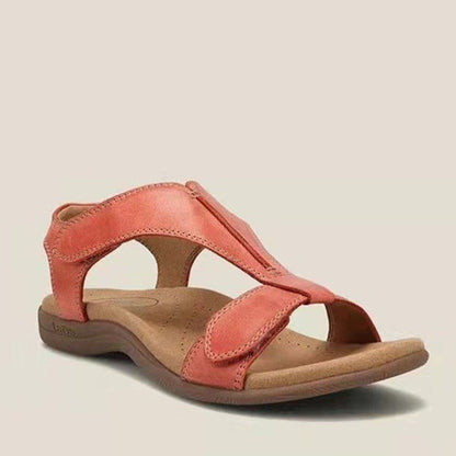 Damen-Sommersandalen mit verstellbarem Riemen und gepolsterter Sohle